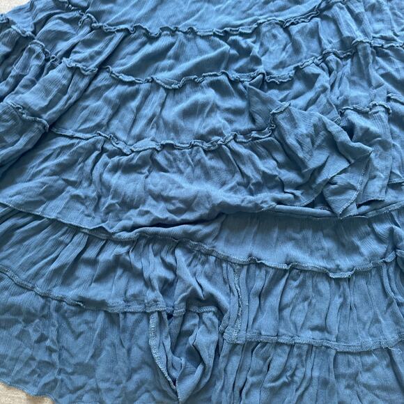 R.Vivimos Womens Summer Cotton Sexy Backless Long Dresses BLUE SIZE XL - Picture 2 of 7